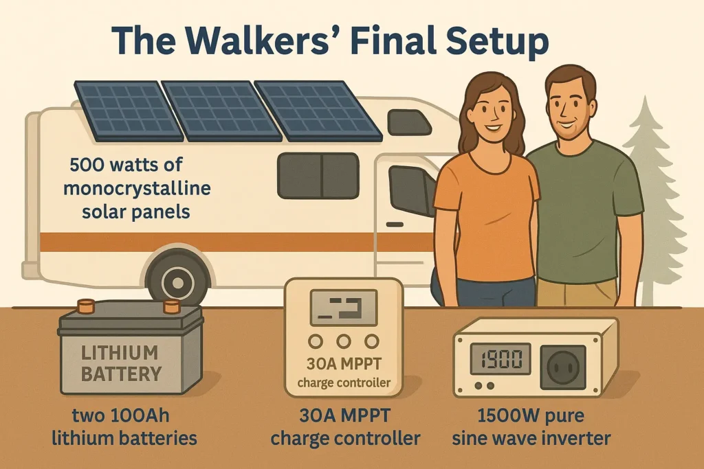 The Whole Setup of The Walker Family For Their Adventure