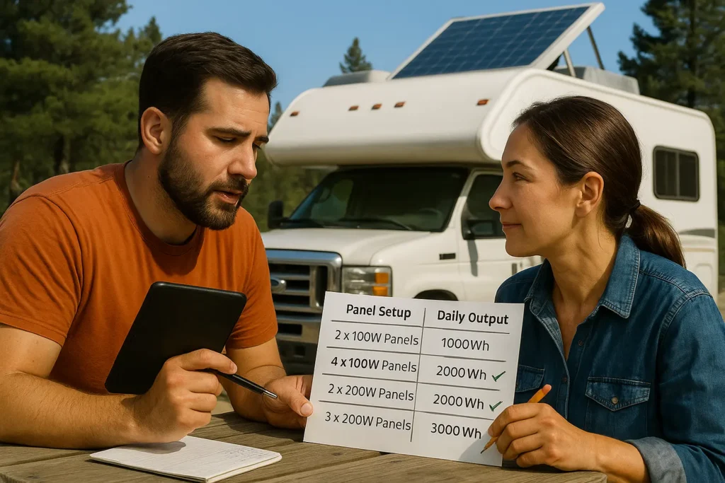 Matching Solar Panels to Power