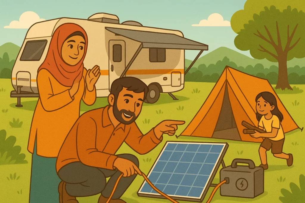 How to set up a solar system for RV