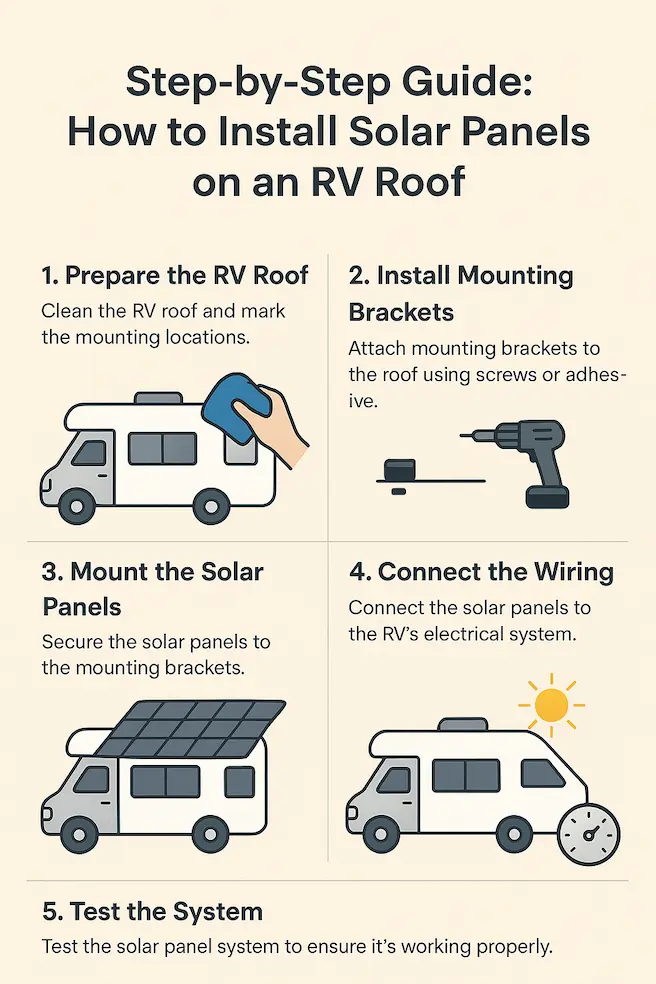 How To Install Solar Panels On An RV Roof